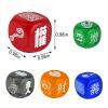 2025 Feng Shui Five Element Lucky Dices Five Color Dice Bring Good Luck w5655 view 2