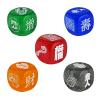 2025 Feng Shui Five Element Lucky Dices Five Color Dice Bring Good Luck w5655 view 3