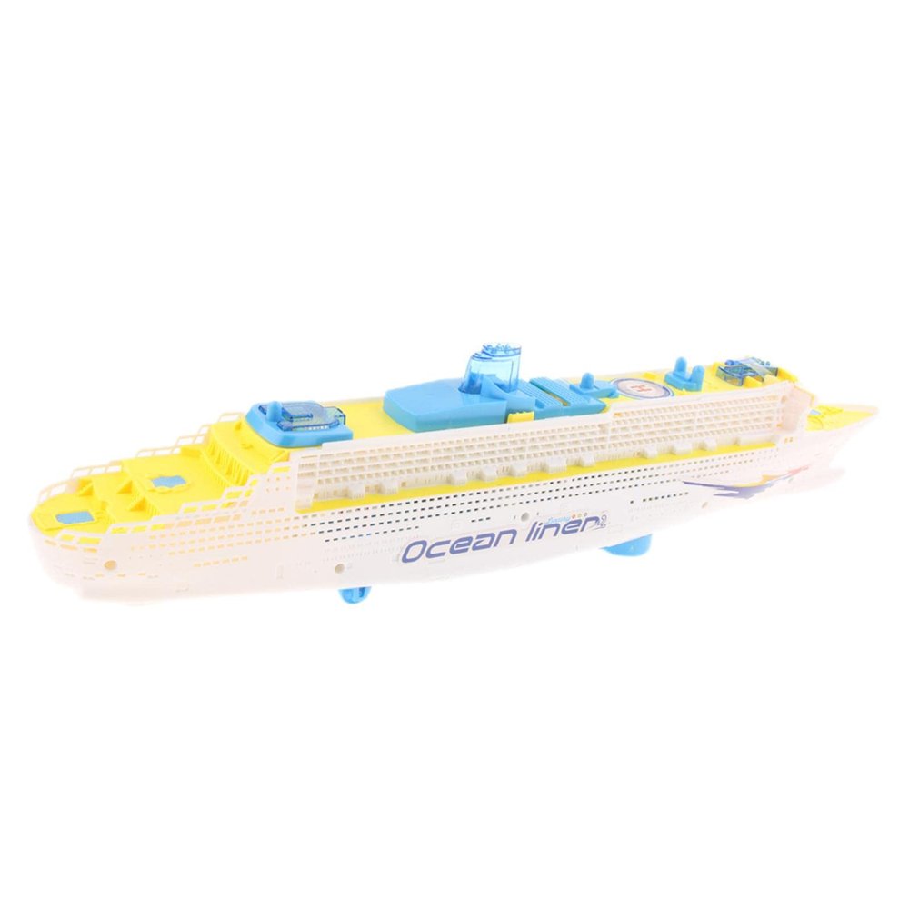 Colorful Liner Ship Boat Electric Flashing Sound Toy