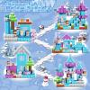 GraceDuck Magnetic Blocks - 150PCS Magnetic Blocks Build Ice Castle - Magnetics Toys for Montessori Toddler Christmas Birthday Gifts - STEM Sensory Toys for 3 4 5 6 7 8 9 10 Year Old Girls view 3