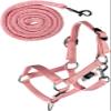 HKM Hobby Horsing Halter Set Basic Halter and Rope for Hobbyhorse (Pink) view 1