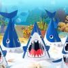 Chinco Shark Birthday Party Hats Shark Fin Hat, 12 Pcs view 4
