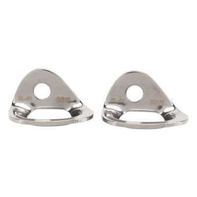 2 Pcs 316 Stainless Steel Climbing Bolt Hanger with Large Bearing Capacity for Carving, Aerial Work, for Rock Climbing, Outdoor Activities