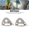 2 Pcs 316 Stainless Steel Climbing Bolt Hanger with Large Bearing Capacity for Carving, Aerial Work, for Rock Climbing, Outdoor Activities view 2