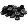 30PCS Toy Car Wheels 30mm Model Toy Plastic Wheel for RC Car Truck Robot DIY Model Toy Building Parts (2x30mm Shape1) view 1
