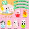 Cagemoga 6 Pack Easter Tumbler Wobbler Toy Musical Tummy Time Enlightenment Toys Roly Poly Baby Early Education Toys for Kids Toddler Boys Girls Easter Toy, 6 Styles view 2