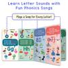 LEARNING BUGS Phonics Songs Book, 26 Letter Sound Songs, Preschool & Kindergarten Learn to Read for 3 Year olds, Perfect Toy and Gift for Toddlers Ages 2+ view 2