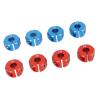 Acouto Upgrade Parts 8PCS Aluminum Oy 12mm RC Wheel Hex Hub A with Pins for Redcat 1/10 RC Model Car Compatible with Red and e 7mm/0.28in Wheel Drive Hex Hub Adapter (7mm) view 2