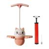 Menolana Pogo Jump Ball Jump Board Kids Adults Exercise Funny Exercise Pogo Stick Jump Bouncing Ball for Body Training Playground, Pink view 1