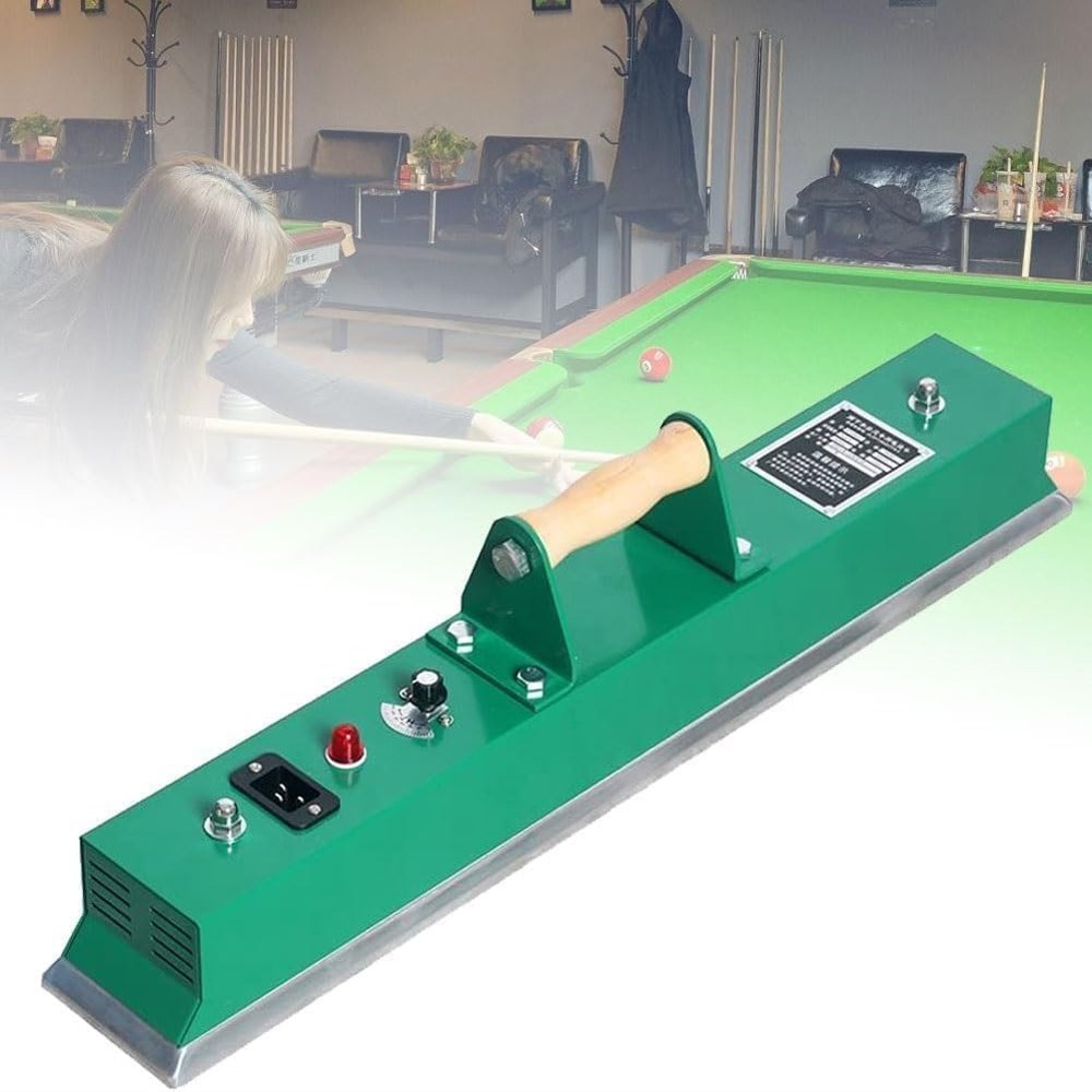 Adjustable Temperature Billiards Table Cloth Iron, Snooker Accessories, 670mm Pool Table Brush Cleaner Kit, for Billiard Games Room, Playroom Clubs, Home
