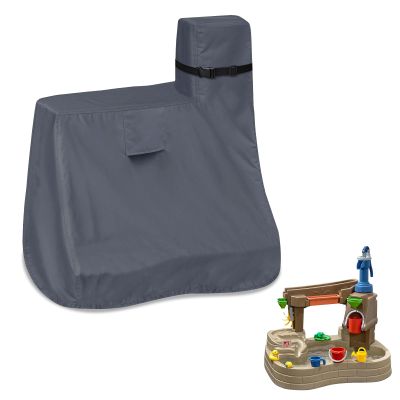 Kids Water Table Cover for Step2 Pump & Splash Discovery Pond Water Table, Outdoor UV, Fade-resistant, Wind and Dust Protection Toddlers Water Sensory Activity Pool Cover(Grey)
