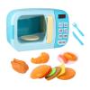 Children's Kitchen Play Set with Mini Microwave for Skill Development, Blue, 13Pcs view 1
