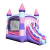 Crossover Inflatable Bounce House with Slide (Without Blower) 18 x 12 x 14.5 Foot Deluxe Pink Castle Bounce House Combo Waterslide with Basketball Hoop, Water Misting System, Stakes and Storage Bag view 1