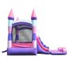 Crossover Inflatable Bounce House with Slide for Kids, 26.5 x 12 x 14.5 Foot Deluxe Pink Castle Combo Bouncer Waterslide Jumper - Includes Pool, Blower, Stakes, Patches and Storage Bag view 3