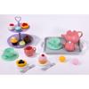 NurtureNature: Imaginative Minds - Afternoon Tea Set - 25pc, Toy Food, Pink Pot, Desserts Tray & Accessories, Pretend Play, Earth Conscious, Kids Ages 3+ view 2