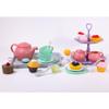 NurtureNature: Imaginative Minds - Afternoon Tea Set - 25pc, Toy Food, Pink Pot, Desserts Tray & Accessories, Pretend Play, Earth Conscious, Kids Ages 3+ view 3