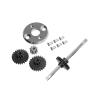 370 Motor Pinion Gear Set for 1/12 RC Car MN78 MN82, Silver view 1