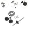 370 Motor Pinion Gear Set for 1/12 RC Car MN78 MN82, Silver view 2