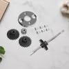 370 Motor Pinion Gear Set for 1/12 RC Car MN78 MN82, Silver view 3