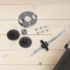 370 Motor Pinion Gear Set for 1/12 RC Car MN78 MN82, Silver view 4