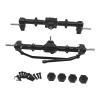 1:12 Scale Axle Set for MN168 Trucks, Front and Rear Assembly, Black view 1