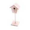 1/12 Mini Fairy Garden Dollhouse Birdhouse Simulation Bird Hut for Patio view 1