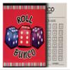 Bunco Game Kit with Crystal Tote Bag - Includes 9 Pink Dice, Bunco Score Sheets, Pencils, Bell, & 3 Inch Plush Dice W/ 1DZ Dice Mardi Gras Beads Necklaces view 3