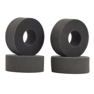 Compatible with 1/10 RC Cars Upgrade Part Accessory Crawler 125-130mm Diameter 2.2 Inch Tires 4 Pcs Tire Soft Sponge Foam RC Tires
