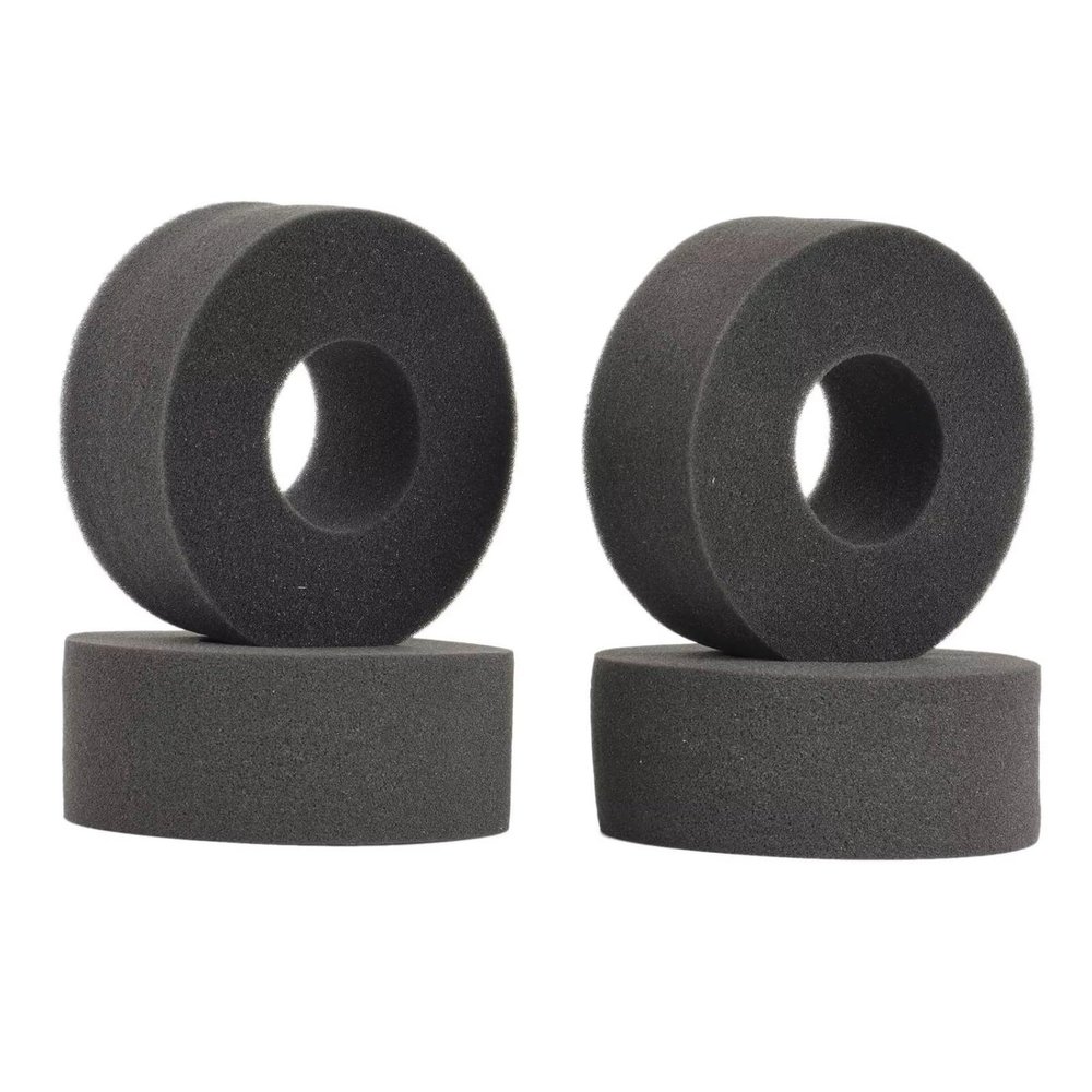 Compatible with 1/10 RC Cars Upgrade Part Accessory Crawler 125-130mm Diameter 2.2 Inch Tires 4 Pcs Tire Soft Sponge Foam RC Tires