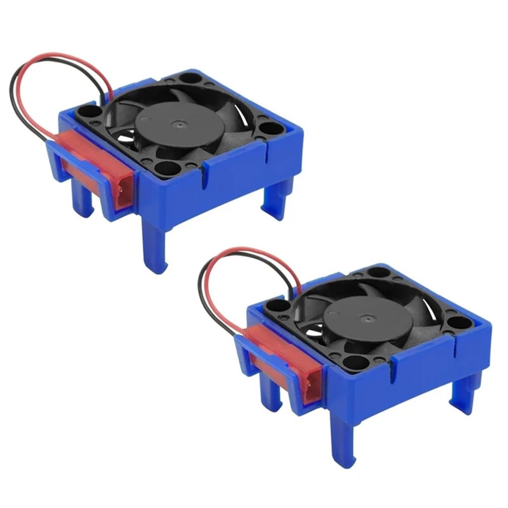 2Pc VXL-3S for Velin-eon ESC VXL-3 VXL 3S Heat Sink Cooling Fan for Tra-xxas for Ba-ndit for Rus-tler for Stam-pede for SLA-sh 2WD / 4X4 VXL Parts