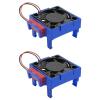 2Pc VXL-3S for Velin-eon ESC VXL-3 VXL 3S Heat Sink Cooling Fan for Tra-xxas for Ba-ndit for Rus-tler for Stam-pede for SLA-sh 2WD / 4X4 VXL Parts view 3