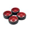 1/28 for Wl-Toys 284131 K969 K979 K989 P929 for Kyo-sho Mini-Z 27mm Drift Tire Tyre Metal Wheel Rim 1:28 RC Car Upgrades Parts(Red) view 1