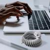 WUALAIER 3D Printed Snake Toy -18" Crystal-Like Movable Snake 3D Articulated Flexible Fidget 3D Printed Animals Exquisite Cute Pet Toy Realistic Fake Toy Figure (Silver) view 3