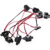 DUHWQ LED Wheel Arch Lights Kit Compatible with TRX6 Chassis Upgrade Parts Compatible with 1/10 RC Crawler Cars(10LEDS) view 4