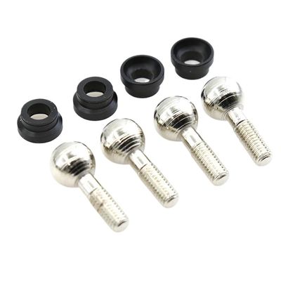 DUHWQ Compatible Spare Parts Accessories Set of 4 Pivot Balls and Bushings Compatible with E-Maxx E-Revo Revo RC Cars 4933