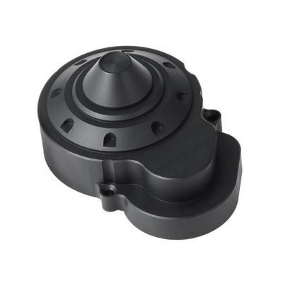 DUHWQ Metal 2 Speed Transmission Center Gearbox with Cover Compatible with 1/10 RC Crawler Cars Compatible with Various Models 90018 90053 90048 RR10(Cover)