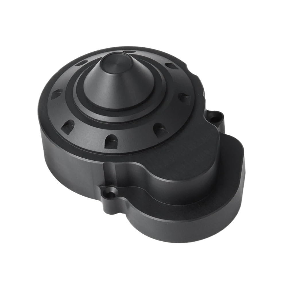 DUHWQ Metal 2 Speed Transmission Center Gearbox with Cover Compatible with 1/10 RC Crawler Cars Compatible with Various Models 90018 90053 90048 RR10(Cover)