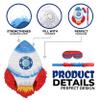 Birchio Rocket Pinatas Bundle with a Blindfold and Bat(16.5x11.4x4 Inches), Perfect for Boy's Birthday Party Supplies, Space Theme Birthday, Decoration for Kids Party view 3