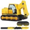 Birchio Excavator Pinatas Bundle with a Blindfold and Bat (16.5x11x4.7 inch), Pinata for Construction Theme Birthday Parties, Boys Birthday Party Supplies, Decoration view 1