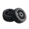 4PCS 22 Inch RC Car Wheel Rims and 80MM Tires Compatible with 110697 94177 and Similar 110 Scale Rally Models(Black) view 2