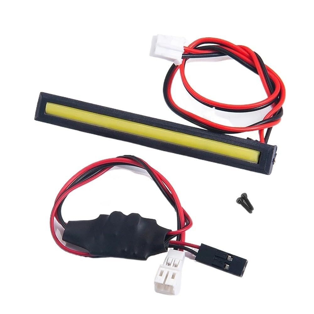 DUHWQ Roof Rack LED Spotlight Light Accessories Compatible with Compatible 1/24 RC Crawler Vehicles Like SCX24 AXI90081