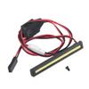 DUHWQ Roof Rack LED Spotlight Light Accessories Compatible with Compatible 1/24 RC Crawler Vehicles Like SCX24 AXI90081 view 3