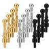 12pcs Metal Cribbage Pegs, 3 Colors Cribbage Board Pegs Suitable for 1/8 Hole Easy to Grip Game Pegs Unique Tapered Cribbage Pins for Cribbage Traditional Board Templates Games Accessories view 1