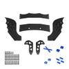 VyTRdW Adjustable Carbon Fiber Wing Spoiler Tail Wing Compatible with F1 1/7 RC Car Set(Blue) view 1