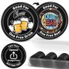 200-1000 Custom Plastic Poker Chips, Drink Chips Personalized Your Own Logo, Image and Text, Double Sided Full Color Printing Custom Tokens for Bar, Party, Business Cards and Promotions (Black) view 1