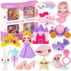 Halobios Erasers Set for Kids, Princess Castle Pencil Eraser Bulk for Kids, Take Apart Puzzle Erasers for Classroom Prizes, Game Reward, Egg Fillers, Back to School Gift for Boys and Girls Desk Pets view 1