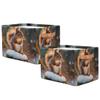 YPPAHHHH Cute Squirrel Storage Basket Bin Winter Squirrel Storage Cube Box with Handles Large Foldable Toys Organizer Room Decor for Nursery Bedroom, 2 PCS view 2