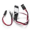 DUHWQ Compatible LED Headlights with Light Control Module CH2 Compatible with 1/24 RC Crawler Cars Upgrade Parts view 1