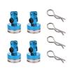 for HSP for Sakura for Redcat D90 D110 Drift 1/10 4pcs RC Car Body Posts Magnet Invisible Fixed Mount with Clip RC Car Repair Kit(Blue) view 1