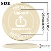 200-1000 Custom Plastic Poker Chips, Drink Chips Personalized Your Own Logo, Image and Text, Double Sided Full Color Printing Custom Tokens for Bar, Party, Business Cards and Promotions (Beige) view 3
